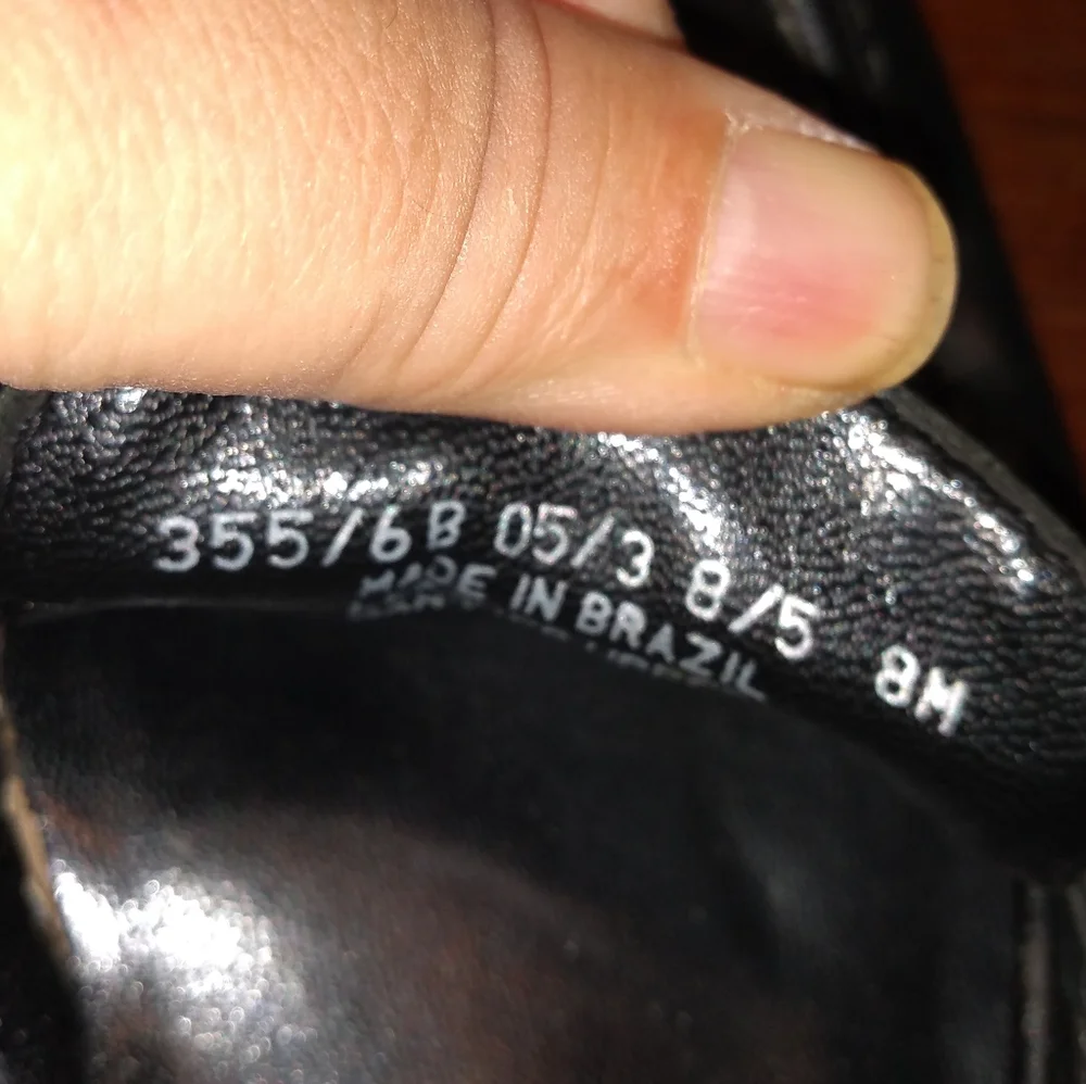 Franco Sarto Women's Black Leather Loafers, Size 8M, Made in Brazil - Picture 9 of 13